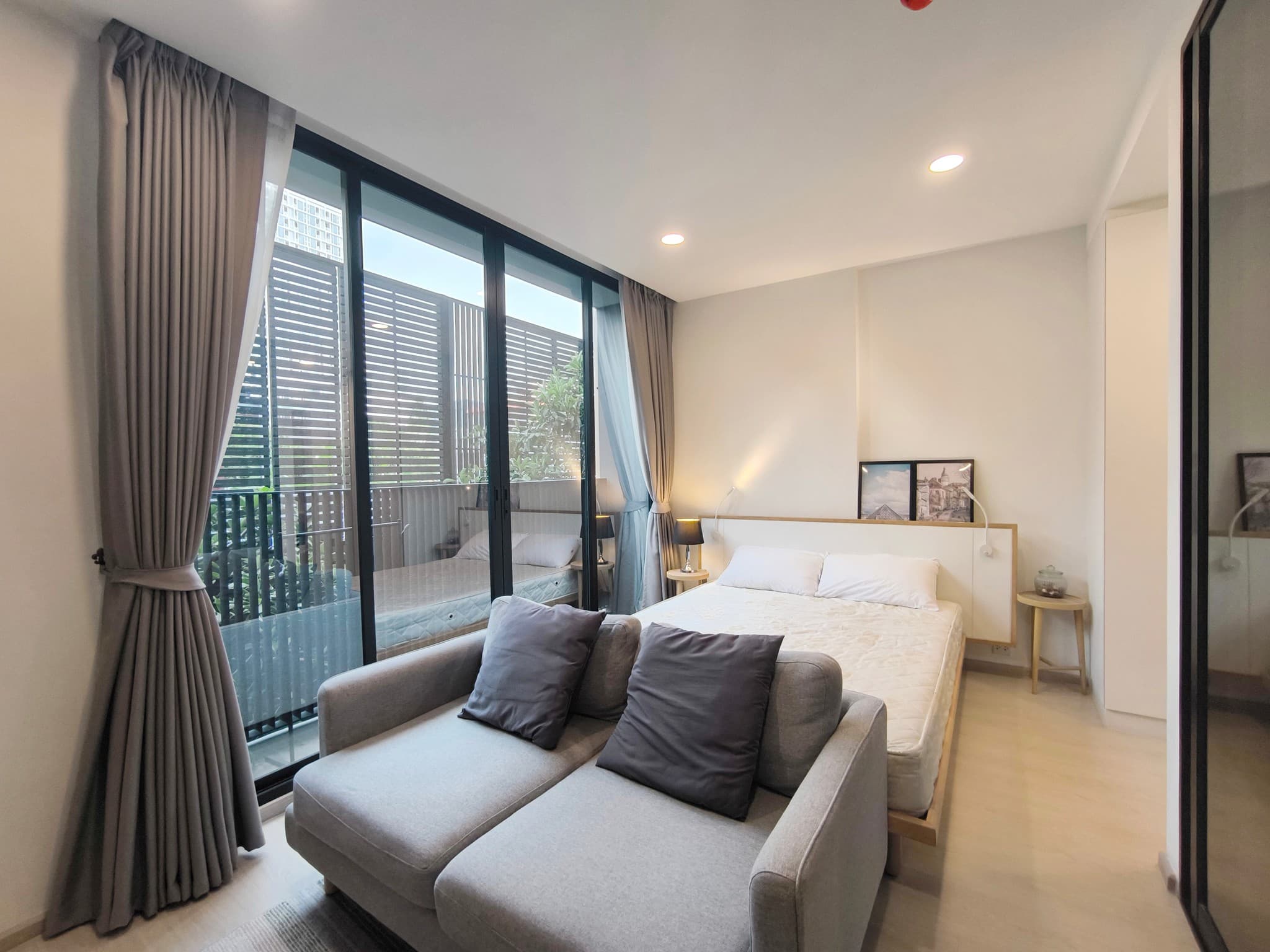 Sunlit studio, green-view balcony — Noble Ambience 42