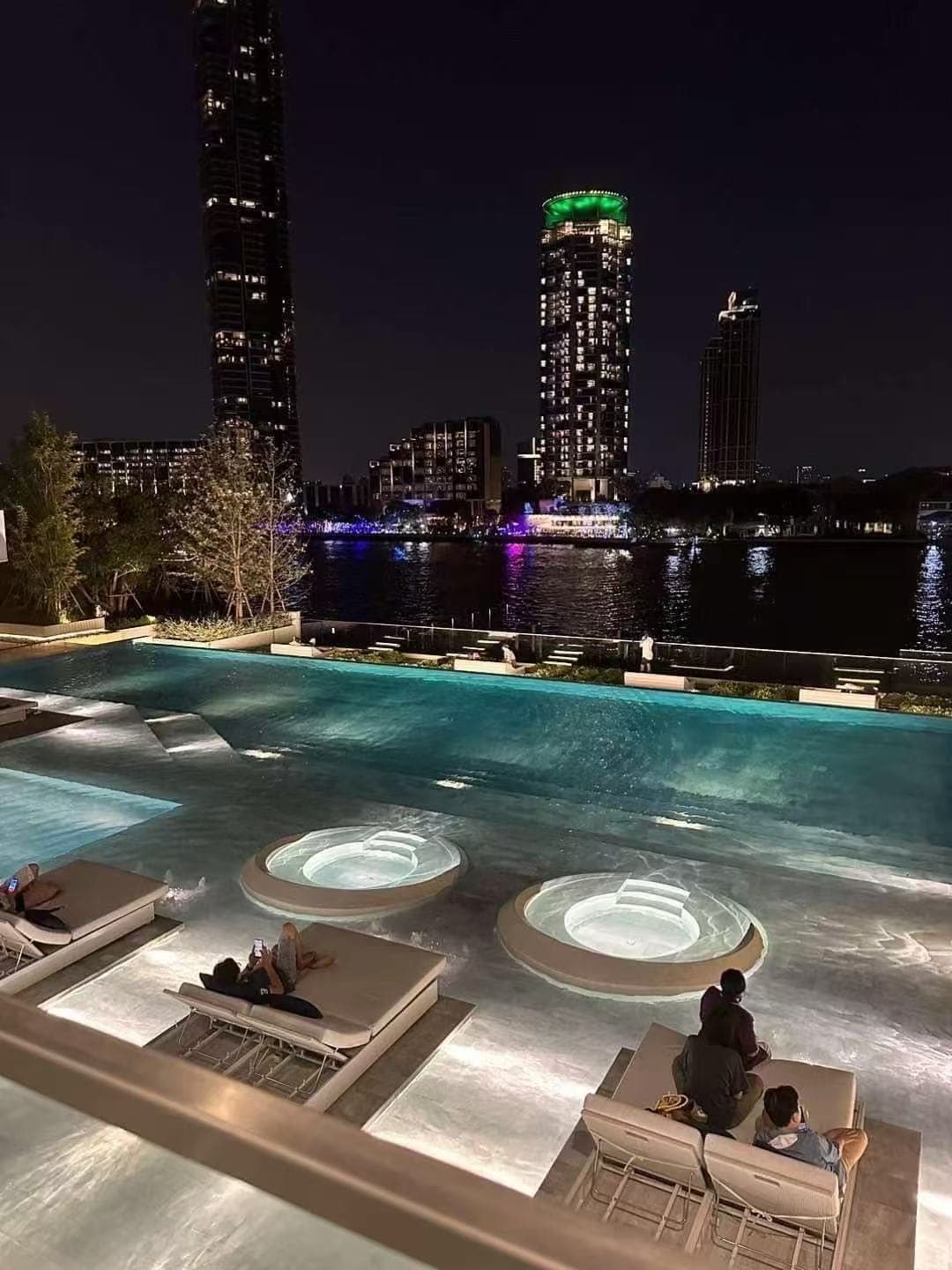 River-glimpse balcony, brand-new 1BR — Chapter Charoennakhon
